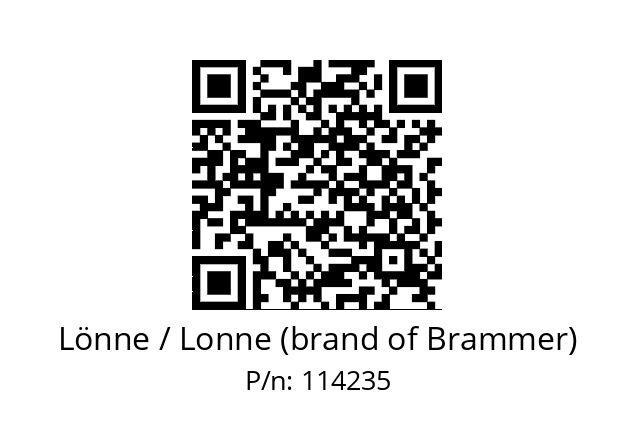   Lönne / Lonne (brand of Brammer) 114235