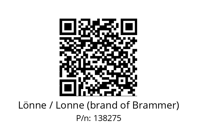   Lönne / Lonne (brand of Brammer) 138275