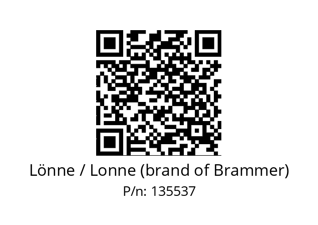   Lönne / Lonne (brand of Brammer) 135537