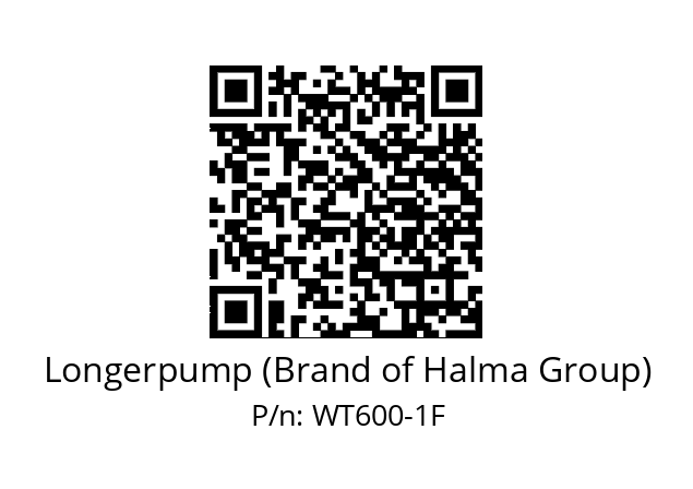   Longerpump (Brand of Halma Group) WT600-1F