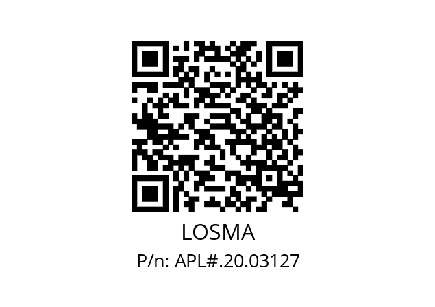   LOSMA APL#.20.03127