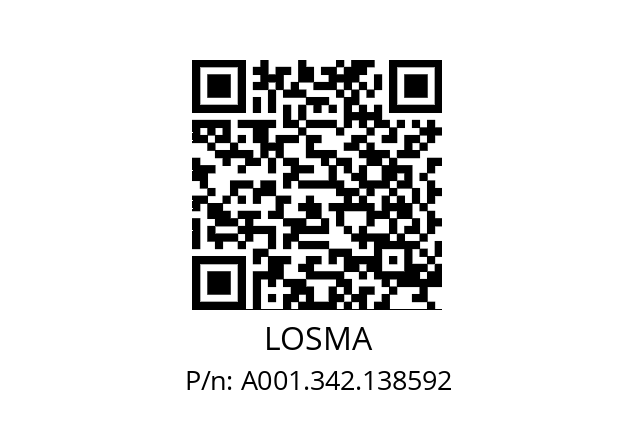   LOSMA A001.342.138592