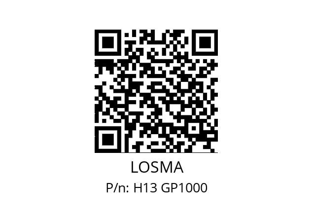   LOSMA H13 GP1000