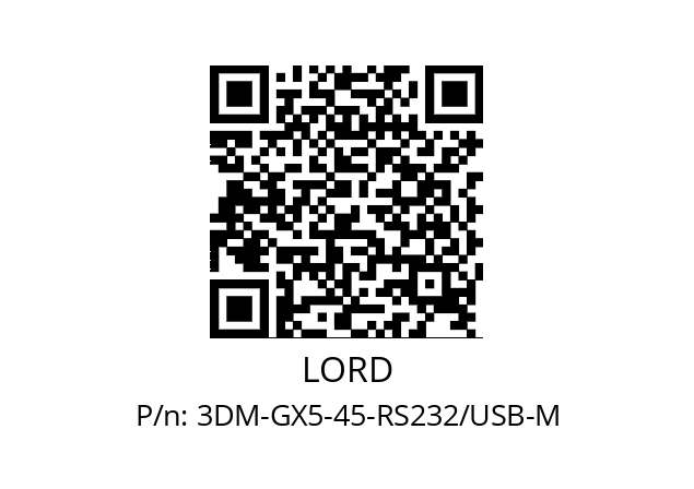   LORD 3DM-GX5-45-RS232/USB-M