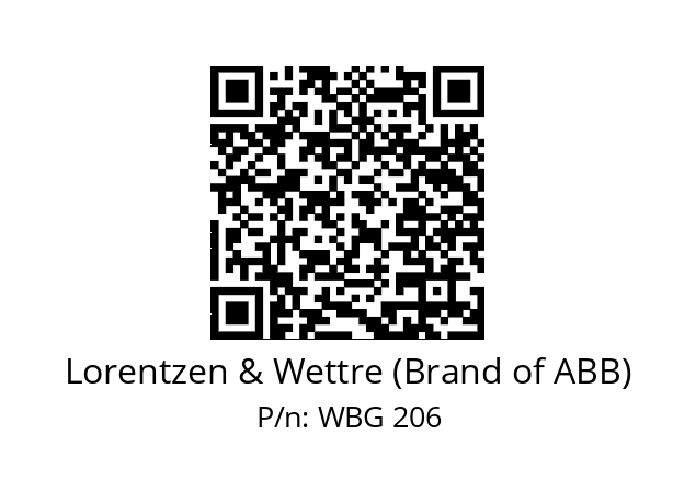   Lorentzen & Wettre (Brand of ABB) WBG 206