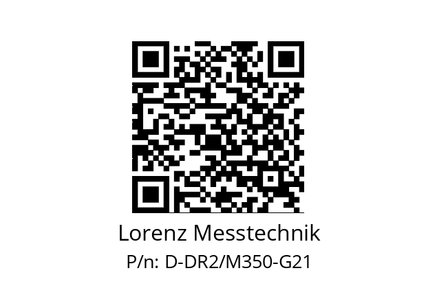   Lorenz Messtechnik D-DR2/M350-G21