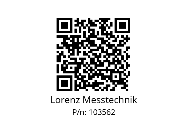   Lorenz Messtechnik 103562