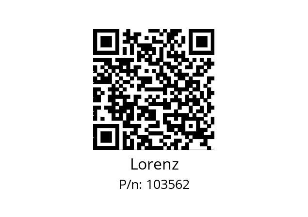   Lorenz 103562