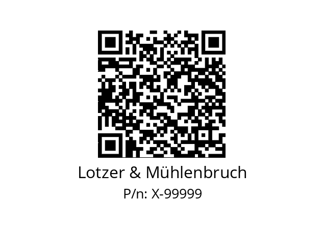   Lotzer & Mühlenbruch X-99999