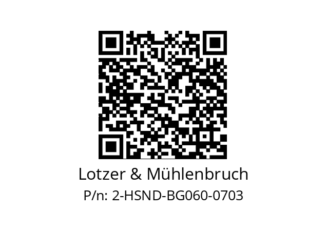   Lotzer & Mühlenbruch 2-HSND-BG060-0703