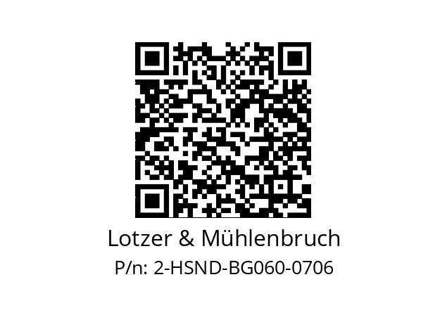   Lotzer & Mühlenbruch 2-HSND-BG060-0706