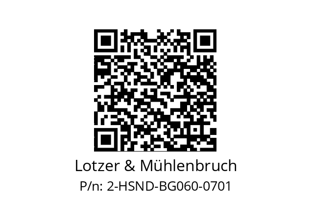   Lotzer & Mühlenbruch 2-HSND-BG060-0701