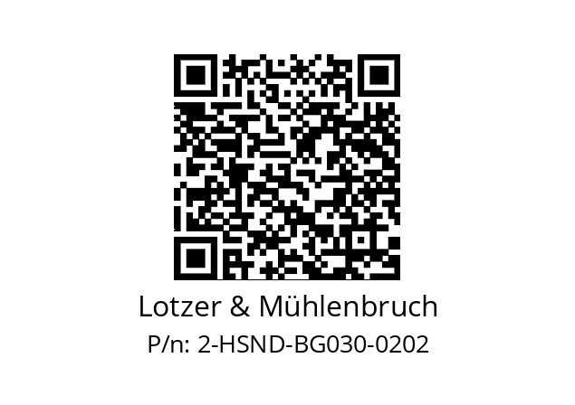   Lotzer & Mühlenbruch 2-HSND-BG030-0202