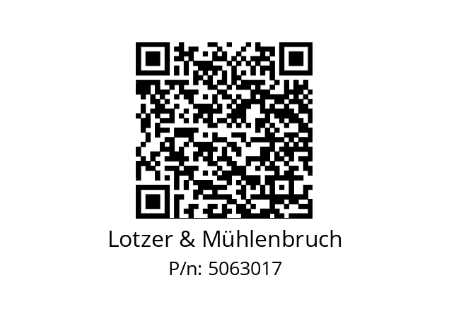   Lotzer & Mühlenbruch 5063017