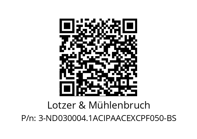   Lotzer & Mühlenbruch 3-ND030004.1ACIPAACEXCPF050-BS