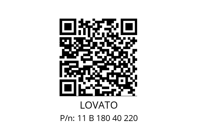   LOVATO 11 B 180 40 220