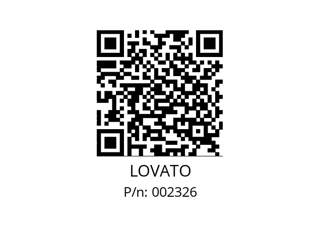   LOVATO 002326