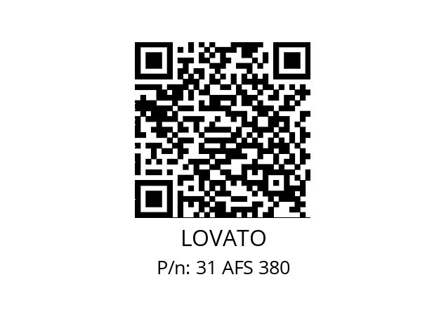   LOVATO 31 AFS 380