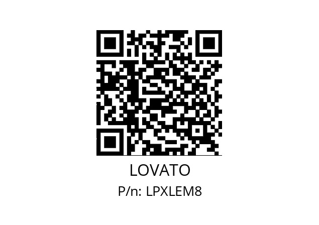   LOVATO LPXLEM8