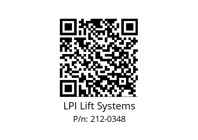   LPI Lift Systems 212-0348