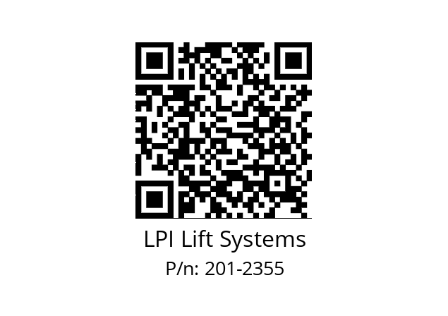   LPI Lift Systems 201-2355