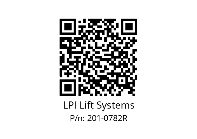   LPI Lift Systems 201-0782R