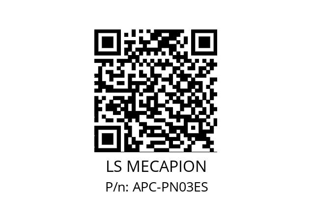   LS MECAPION APC-PN03ES