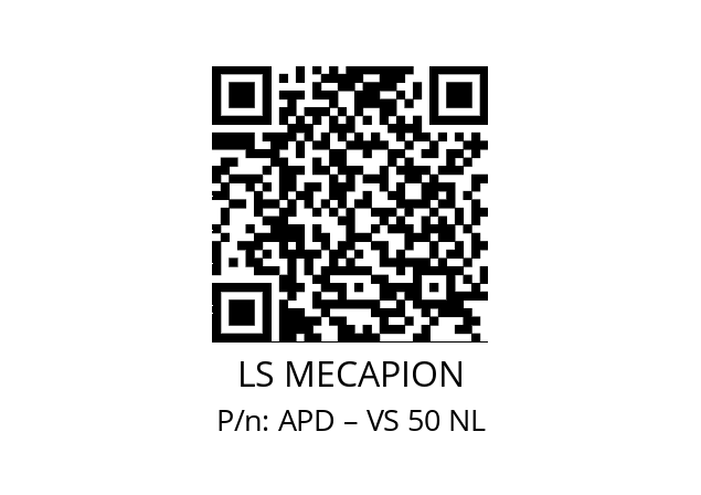   LS MECAPION APD – VS 50 NL