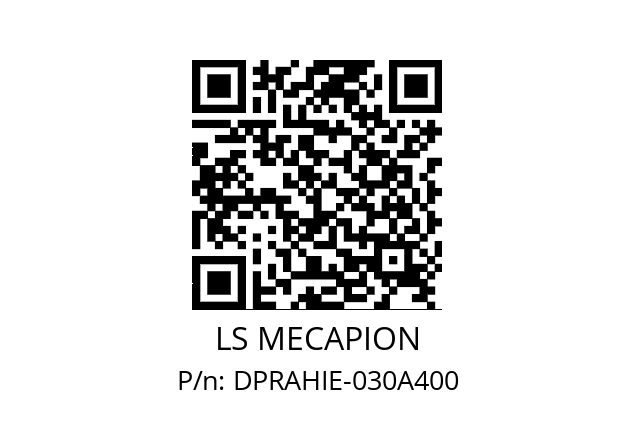   LS MECAPION DPRAHIE-030A400