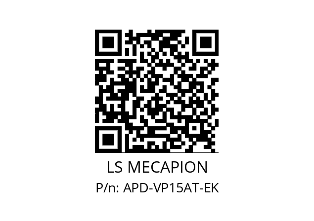   LS MECAPION APD-VP15AT-EK