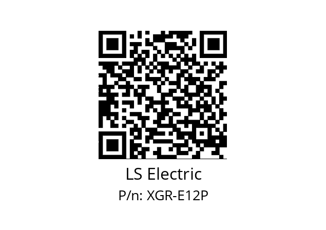   LS Electric XGR-E12P