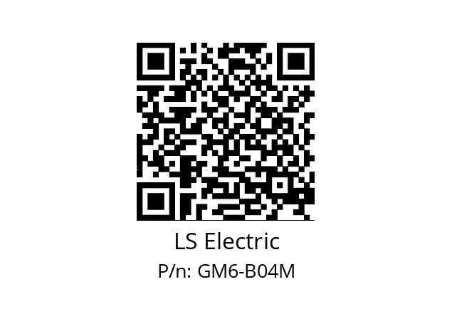   LS Electric GM6-B04M