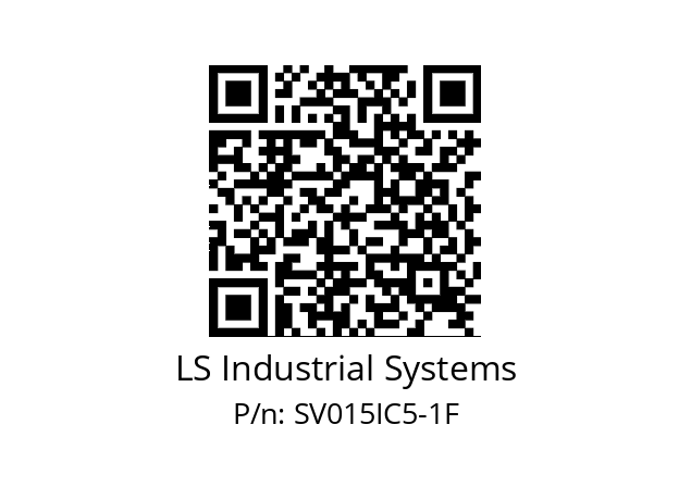   LS Industrial Systems SV015IC5-1F