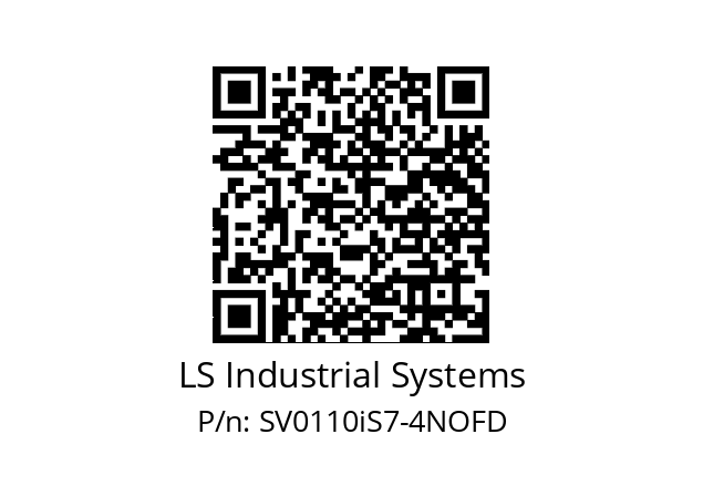   LS Industrial Systems SV0110iS7-4NOFD