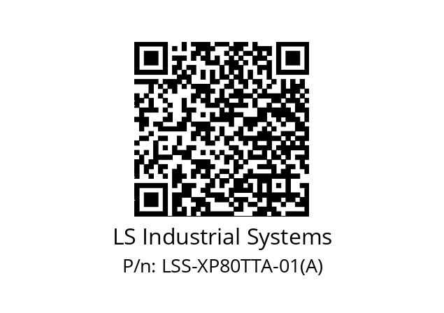   LS Industrial Systems LSS-XP80TTA-01(A)