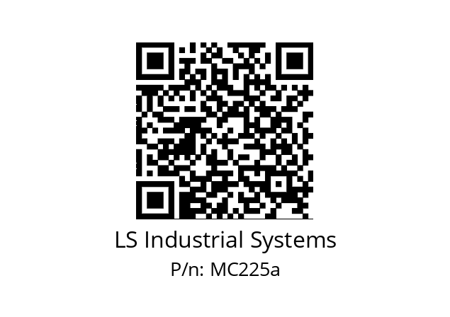   LS Industrial Systems MC225a