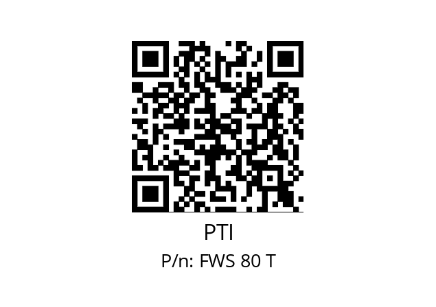   PTI FWS 80 T