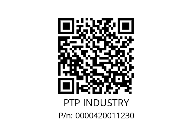   PTP INDUSTRY 0000420011230