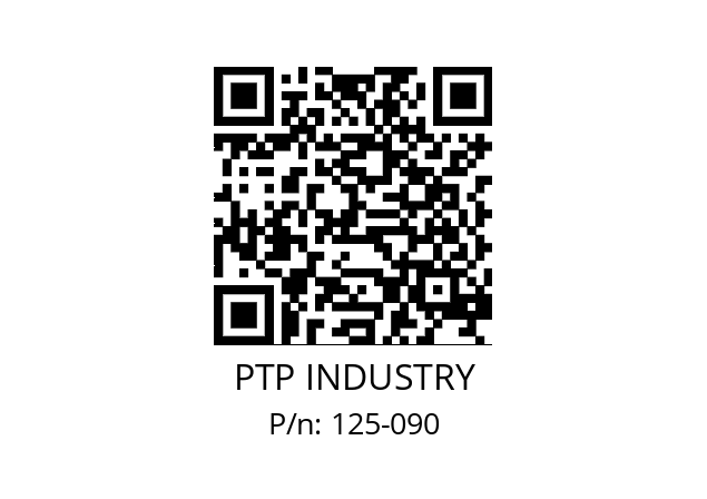   PTP INDUSTRY 125-090