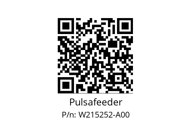   Pulsafeeder W215252-A00