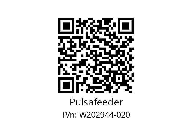   Pulsafeeder W202944-020