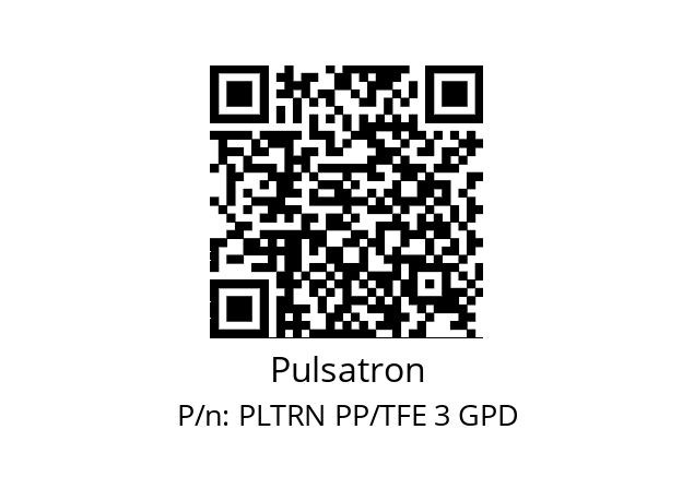   Pulsatron PLTRN PP/TFE 3 GPD