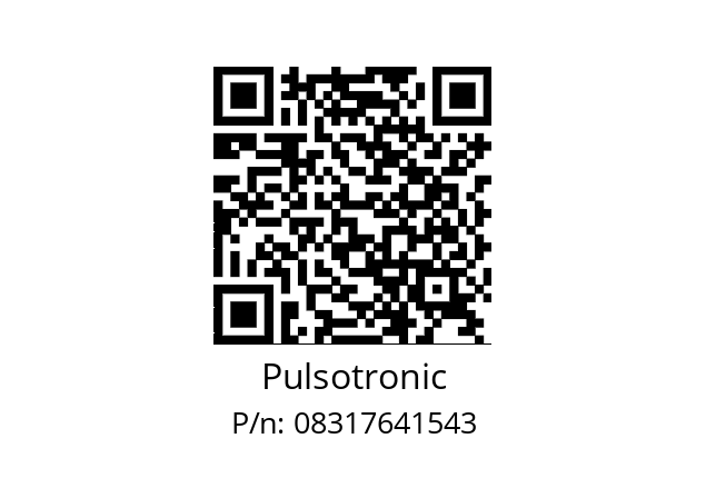   Pulsotronic 08317641543