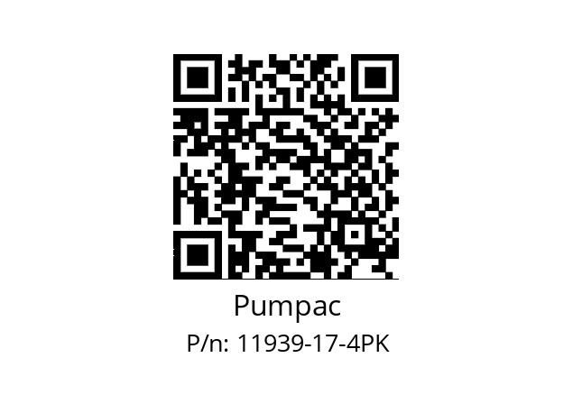   Pumpac 11939-17-4PK