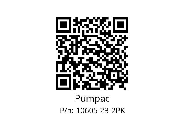   Pumpac 10605-23-2PK