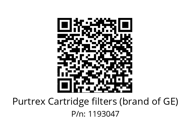  PX05-20 Purtrex Cartridge filters (brand of GE) 1193047