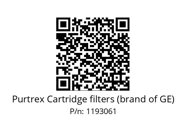  PX20-40 Purtrex Cartridge filters (brand of GE) 1193061