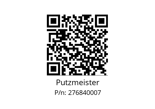   Putzmeister 276840007