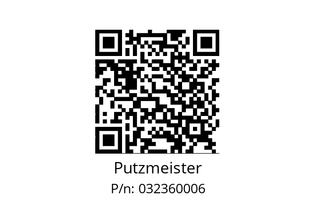   Putzmeister 032360006