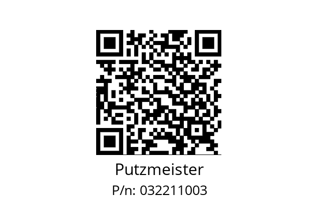   Putzmeister 032211003